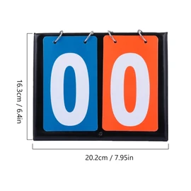 WOONEKY Scoreboard for Basketball 2- Flipper Large Numbers for Games and Matches