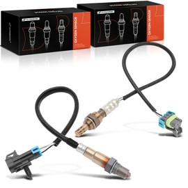 A-Premium - Sensor de oxígeno O2 compatible con vehículos Chevy, GMC, Pontiac, Saturn - Malibu Equinox Terrain Solstice G6 Vue Sky Aura - Corriente arriba y abajo - Juego de 2 piezas