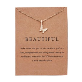 HMOOY Gold Sun Necklace Clavicle Chain Fashion Sunshine Pendant Necklace with Message Card Friendship Dainty Choker Jewellery for Women Girls, Metal