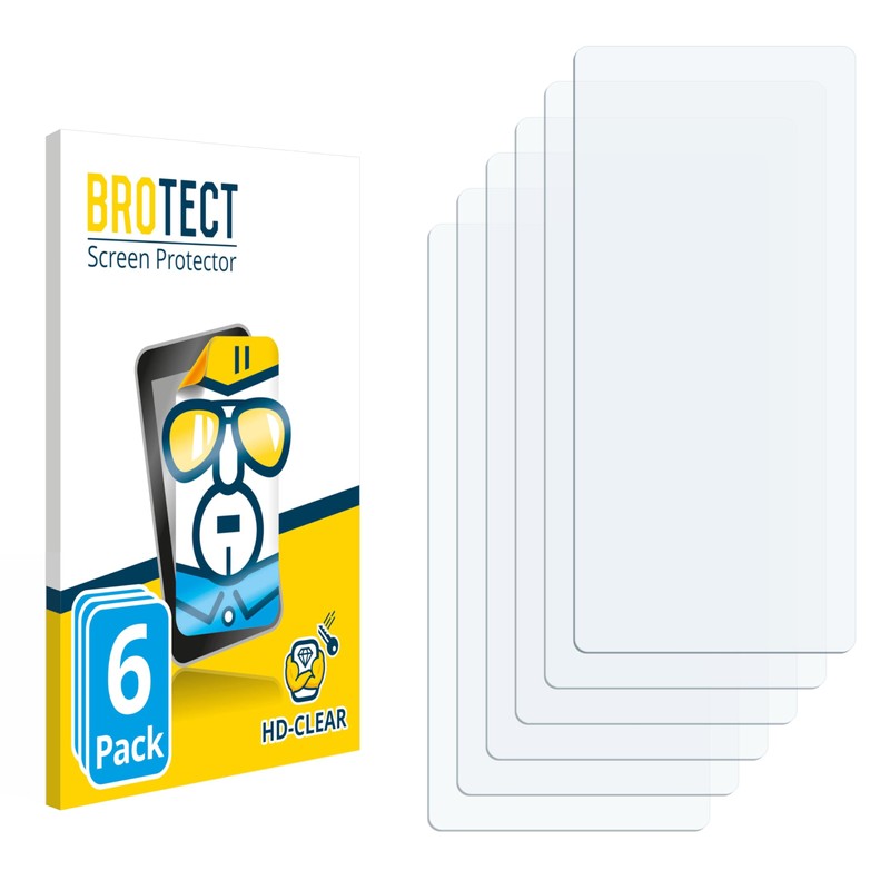 BROTECT (Pack of 6 protective films for Mylife YpsoPump) screen
