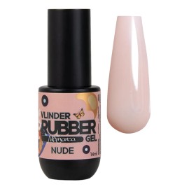 Gel Rubber Vlinder Monarca Para Uñas 14ml Mc Nails Color Nude