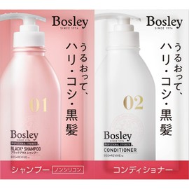 [Trial] Bosley Black Plus Shampoo, 0.3 fl oz (8 ml) + 0.3 fl oz