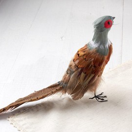 Factory Direct Craft Sitting Artificial Pheasant