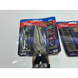 Wiss 2pc WISS (Cooper USA) NEW 10" Multi-Purpose Shears Snips Cutter, Red Grip - MPX