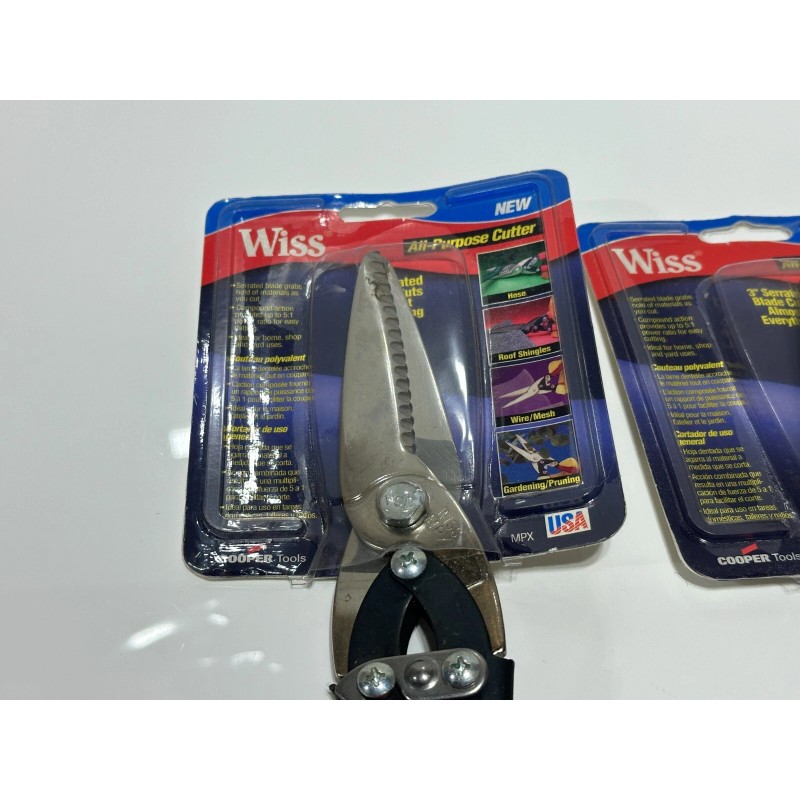 Wiss 2pc WISS (Cooper USA) NEW 10" Multi-Purpose Shears Snips