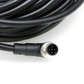 ZBLZGP M12 Industrial Ethernet 5 Pin A-Code Shielded Cable to Flying Leads for Automation Fieldbus Device Network 10M/32.8FT