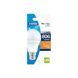 Status LED, BC/B22 9W, White