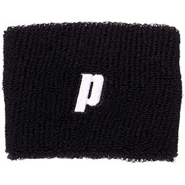 Prince PK478 Tennis Wear Wristband, Unisex, Black