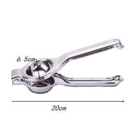 YAAVAAW Lemon Squeezer Manual Stainless Steel with 5pcs Measuring Spoon Set- Manual Citrus Juicers,Handheld Citrus Lemon Lime Orange Squeezer Fruit Juicer, Easy to Use and Clean More Efficient Juicing