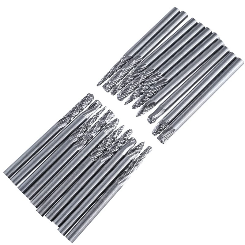 Bestgle Carbide Bar, 0.1 inch (3 mm) Axis, Carbide Cutter,