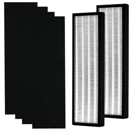 T500 Replacement Filter for Alen T500 TF60 Air Purifier, Include 2 Pack H13 HEPA and 4 Pack Activated Carbon Filter