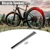 X AUTOHAUX 12 Pcs 14G J Bend 293mm Bike Bicycle