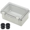 Zulkit Junction Box ABS Plastic Dustproof Waterproof IP65 Electrical Boxes