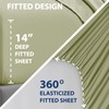 Swift Home Smart Sheets, Ultra Soft Brushed Microfiber 3-Piece Sheet