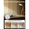 deeloop LED Clip on Light,100% Infinite Dimmable Reading Book Lights