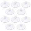 Litoexpe 10 Pieces Clear Suction Cups Without Hooks Without Holes,