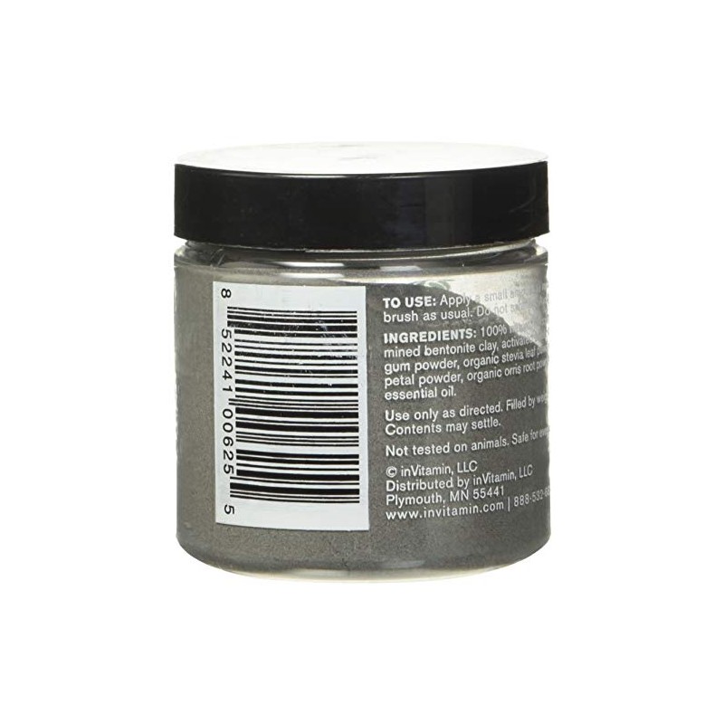 InVitamin Natural Whitening Activated Charcoal Powder for Teeth and Gums