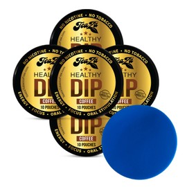 TeaZa Herbal Pouch Coffee 5 Cans with DC Crafts Nation Skin Can Cover - Blue