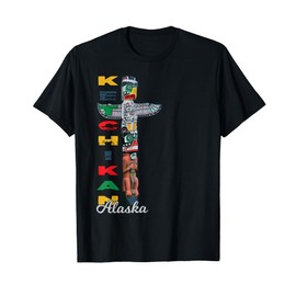 Ketchikan Alaska Totem Pole Native Art Souvenir Keepsake T-Shirt