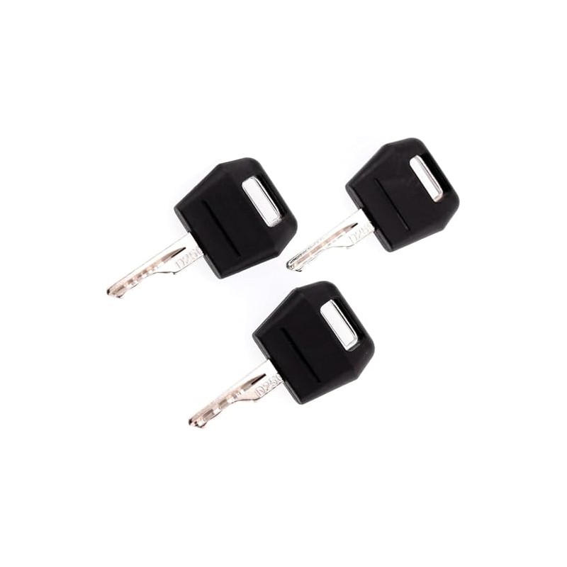 3 Pcs Black Ignition Keys Replacement Key for Case IH