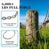 Heavy-Duty Fence Post Puller with Galvanized Aircraft Cable & 1/4"