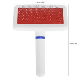 Cleaning Slicker Brush, Pet Grooming Tool Pet Brush Comfortable Design Smoothly Plastic+Stainless for Fluffing for Small Pets for Medium Pets for Tidying