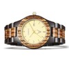 LeeEv Wooden Watches, Uwood Series Zebra Sandalwood Japanese Quartz Analog