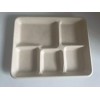 Footprint 100 Count - 5 Compartment Disposable Lunch Tray 10"x8"
