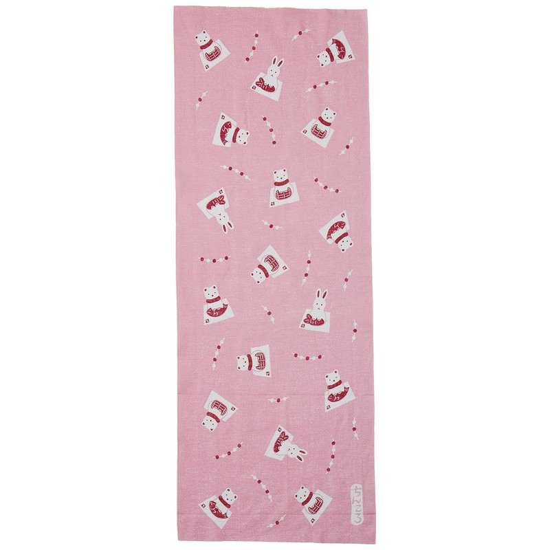 Keisuu Japanese Goods Echigo Printing Hand Towel, Chinkoro, 13.4 x