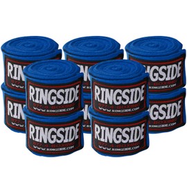 Ringside Mexican Style Boxing Hand Wraps (5 Pairs Pack), Blue