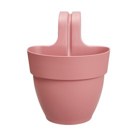 elho Vibia Campana Easy Hanger S 21 - Planter for Balcony & Outdoor - Ø 20.5 x H 26.5 cm - Pink/Dusty Pink