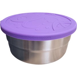 ECOlunchbox Seal Cup Jumbo – 48 oz Leak-Proof Stainless Steel Container with Tentacle-Pattern Silicone Lid (Plastic-Free, Dishwasher & Oven Safe)