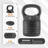 Yes4All Adjustable Kettlebell Set, 20–40 LB Weight Set, Solid Cast