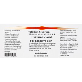 Vitamin C ph4.5 with Pure Hyaluronic Acid Anti Aging Serum