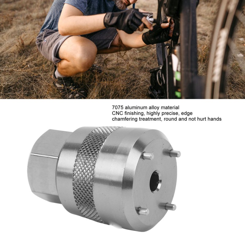 Bike Crank Cover Installation Removal Tool Aluminum Alloy Crank Arm