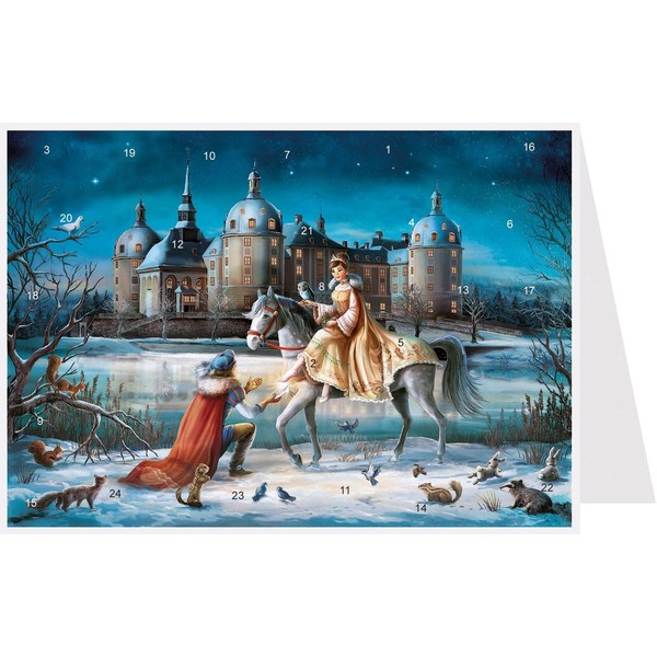 Postcards Advent Calendar "Moritzburg Castle"
