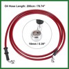 Motoforti Universal 200cm 78.74" Motorcycle Brake Clutch Oil Hose Line
