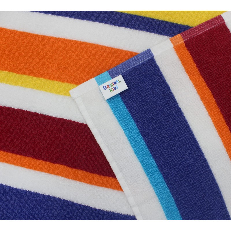 ORIGINAL KIDS Hooded Bath Towel Wrap - 100% Cotton Terry