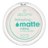 Base De Maquillaje En Polvo Compacto Mate Sin Poros Polvo