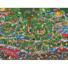 Springbok's 500 Piece Jigsaw Puzzle The Dog Park - Made in USA