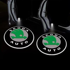 KLIFE LIMITED  2Pcs LED Car Door Projector Welcome Light for Honda Civic/Accord/CR-V/Fit/HR-V/Vezel/Odyssey:_Å KODA