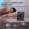 Desk Fan, 6.61''Ultra-thin 5000mAh Battery Powered Fan with Powerful Wind,100