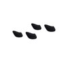 Betterun Black Replacement Nose Pads Pieces Ear Socks Rubber Kits