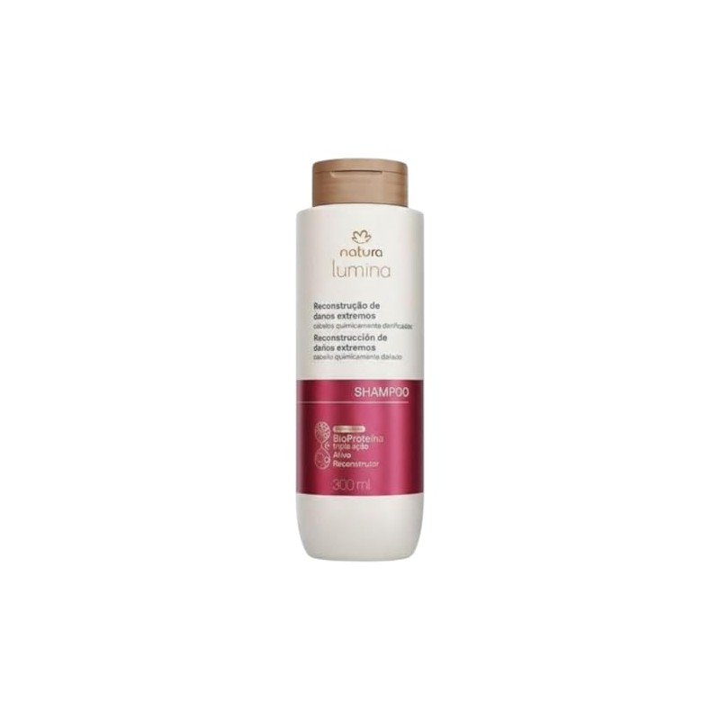 Shampoo Reestructurante Cabello Quimicamente Dañado 300ml Natura Lumina