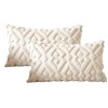 OTOSTAR Cushion Covers 30x50cm Nordic Set of 2 Short Wool
