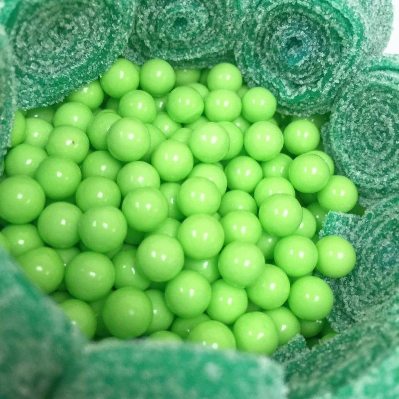 Bayside Candy Sour Belts Green Apple 1.5 Lbs