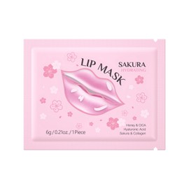 20 Pieces Pink Collagen Lip Mask, Hydrating Plumping Lip Balm