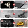 LANSCOERY Acrylic Display Case, Assemble Large Showcase Display Box for