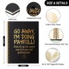 THEBESTU Go Away I'm Doing Payroll 160 Pages Hardcover Blank