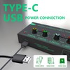 Dpaaoyer 1 Piece 6 Channels Stereo Headphone Amplifier Mini Portable
